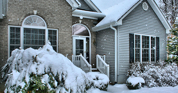 House in the winter