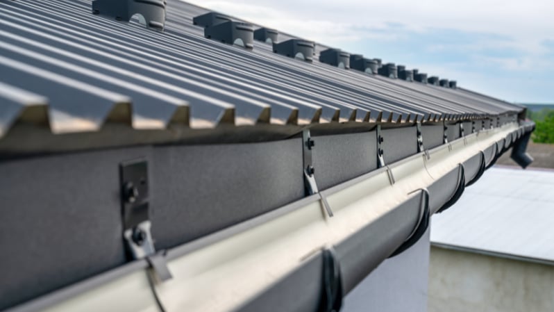 Installing Gutters on My Metal Roof