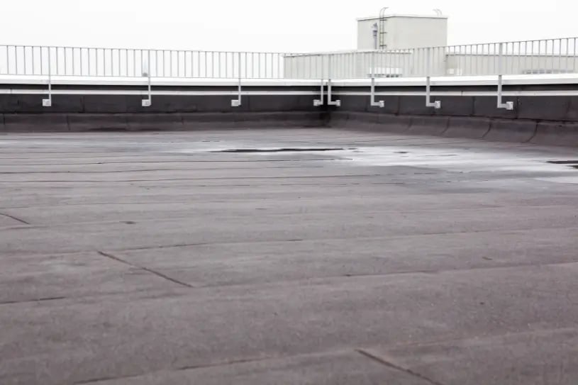 water-on-flat-roof