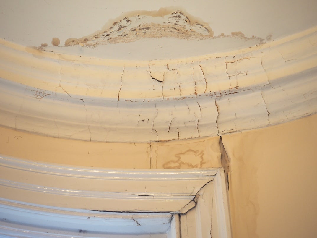 ceiling condensation water damage